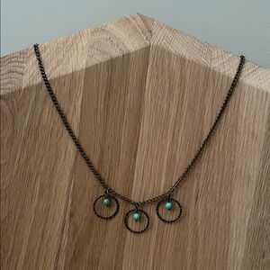 Three hoops necklace